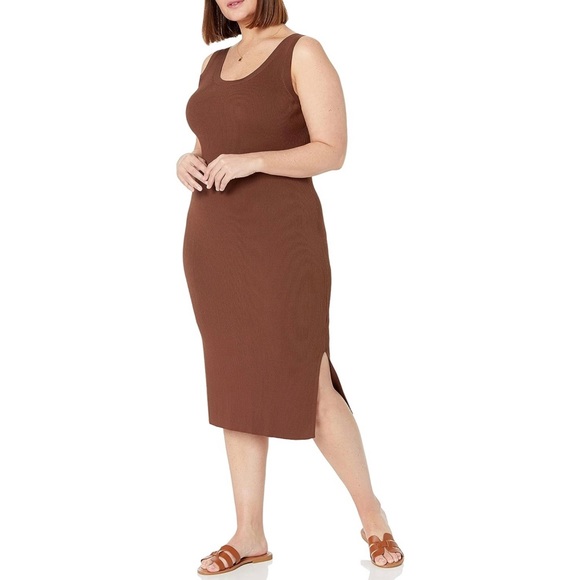 The Drop Dresses & Skirts - The Drop | Yasmin rib midi sweater tank dress